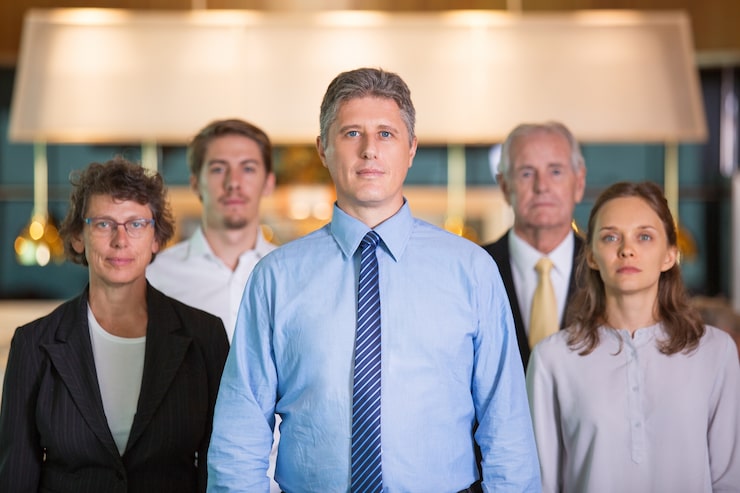 Porträt des Gründers oder Team